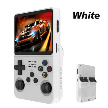 NEW Red 128GB Retro Handheld Video Game Console Linux System 3.5 Inch IPS Screen Portable Pocket 64GB Gaming Boys Gift 2