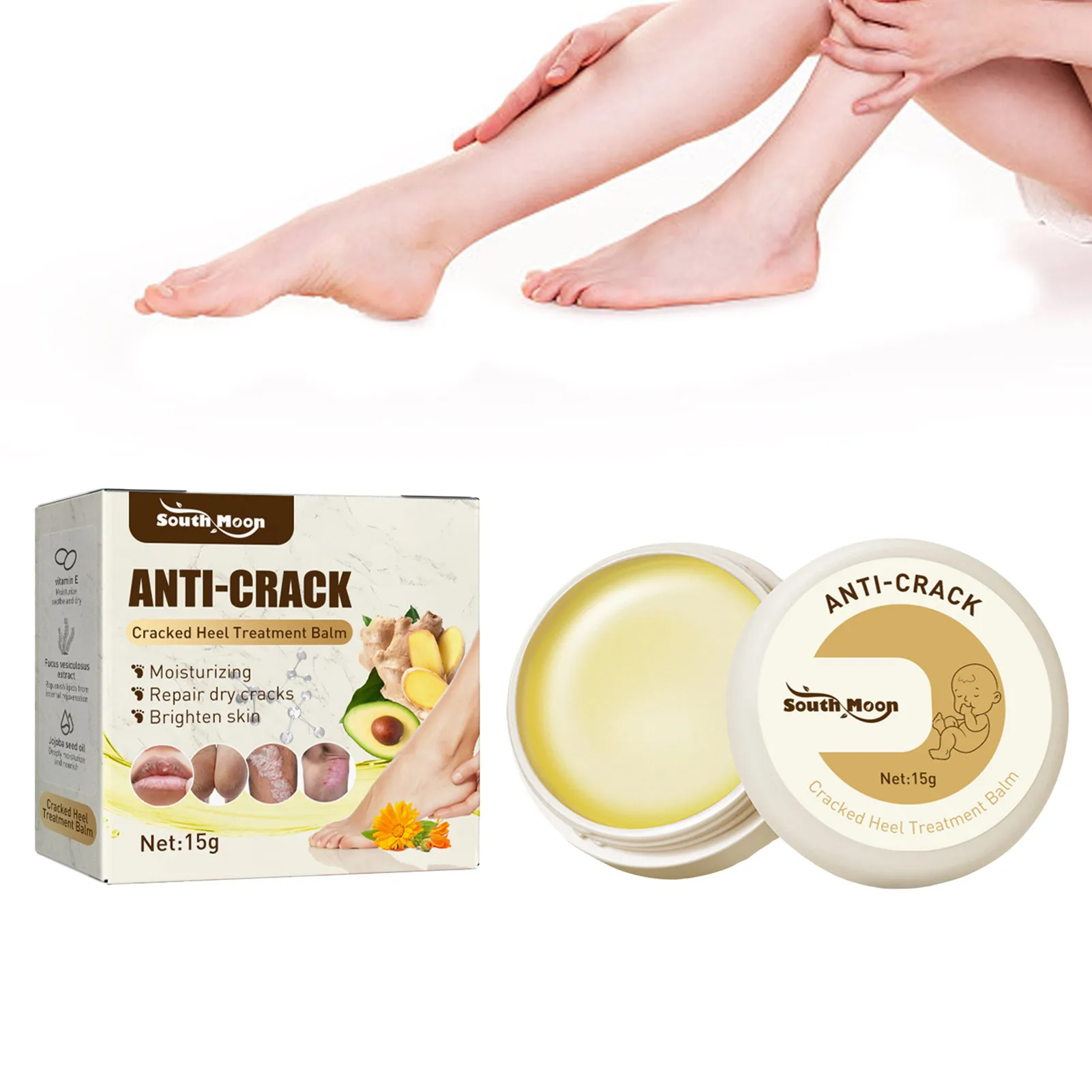 Moisturizing Skin Feet Care Mild Foot Cream For Cracked Heels And Dry