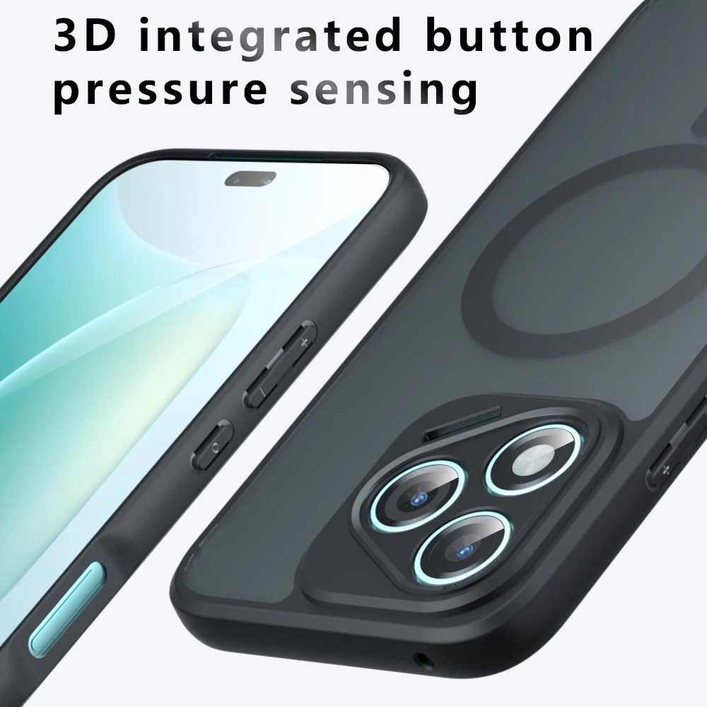 Magsafe Magnetic Wireless Charging Shockproof Matte Back Case Cover