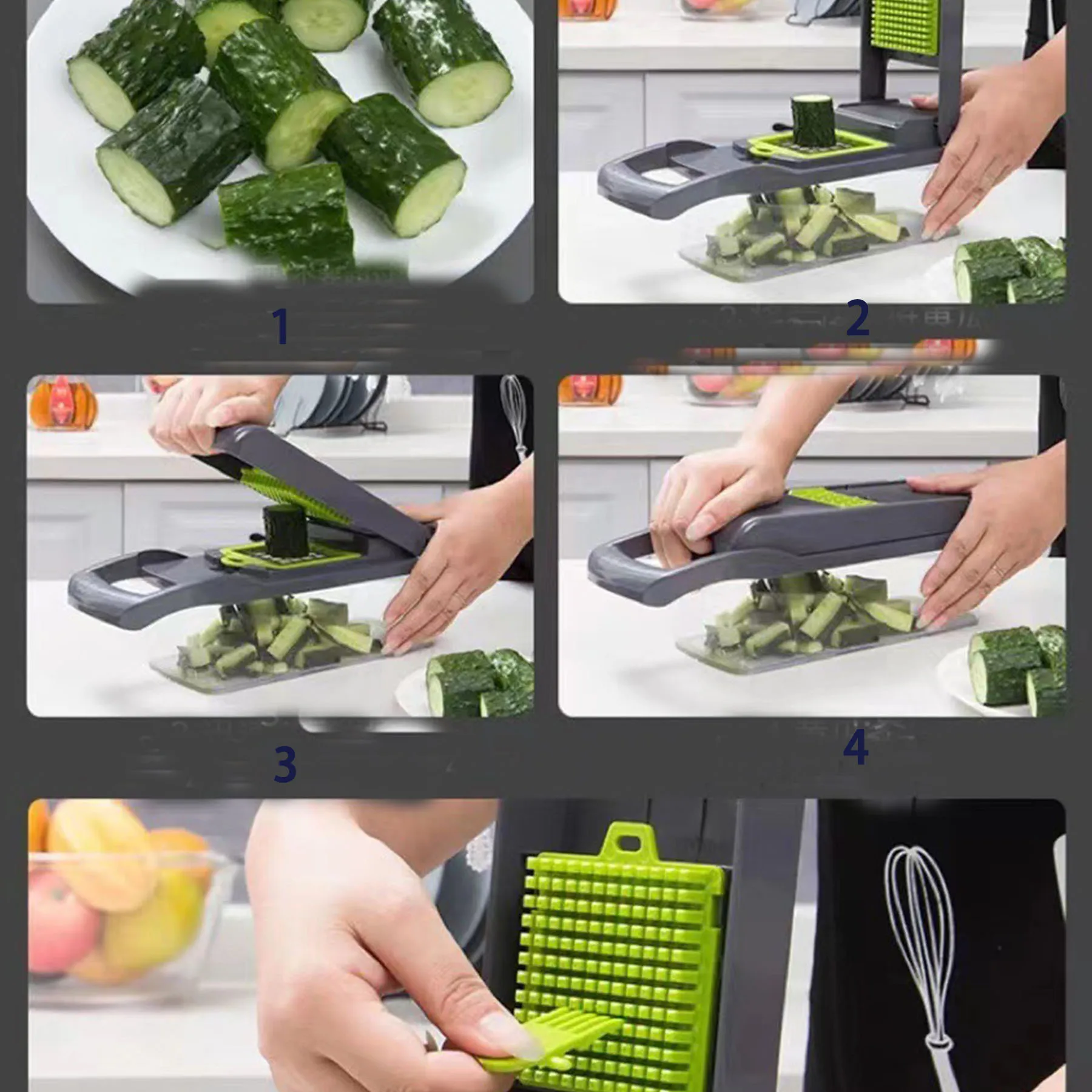 Mandoline Multi Functional Manual Vegetable Cutter Slicer Peeler