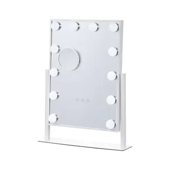 Hollywood Vanity Makeup Mirror With Lights 5X Magnification 16.1x11.8 in 1