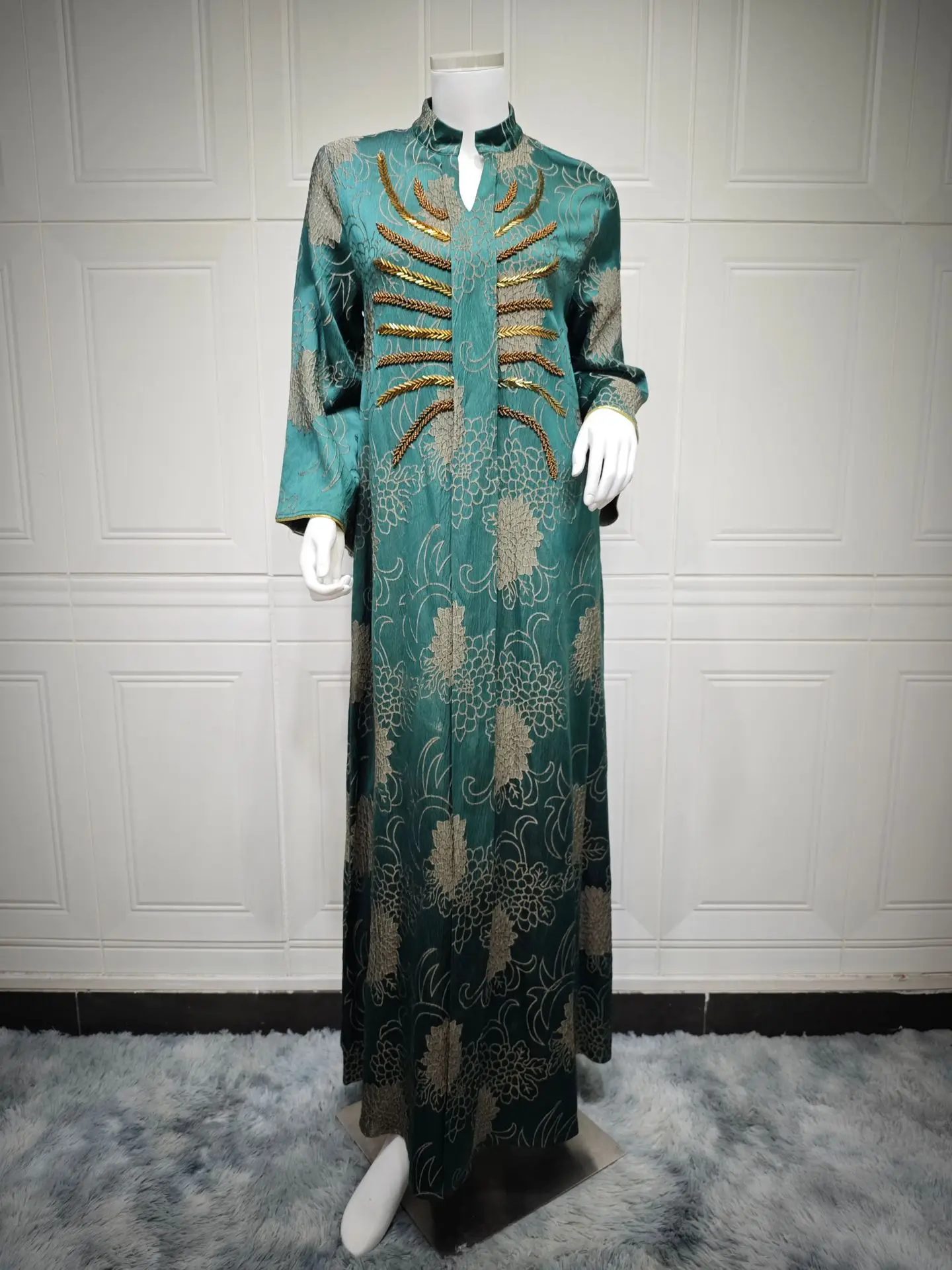 جلابية رمضان رداء عربي تقليدي، فستان عباية نسائي إسلامي فاخر للحفلات، زي حجاب، ملابس دبي السعودية التركية الإسلامية