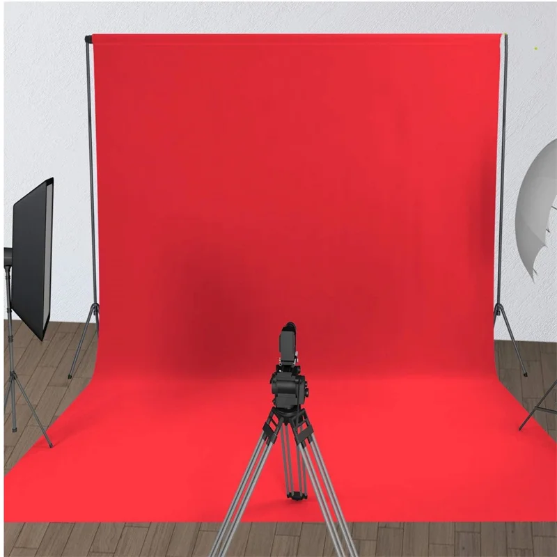 사진 빨간색 배경 천으로 화면 사진 배경 색상 Chromakey 스튜디오 비디오 결혼식 홈 장식 커튼