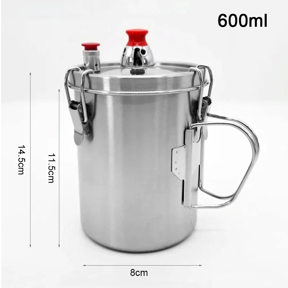 قدر ضغط صغير خفيف للغاية 304 من الفولاذ المقاوم لل...