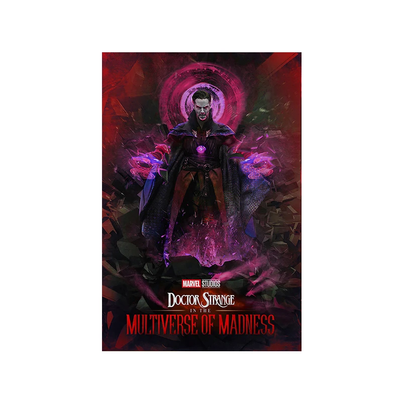 thumbnail image 1 of Póster de la película Doctor Strange en el multiverso de la locura de Disney Avengers, superhéroe, Bruja Escarlata, pintura en lienzo, arte de pared, decoración, 1 of 5