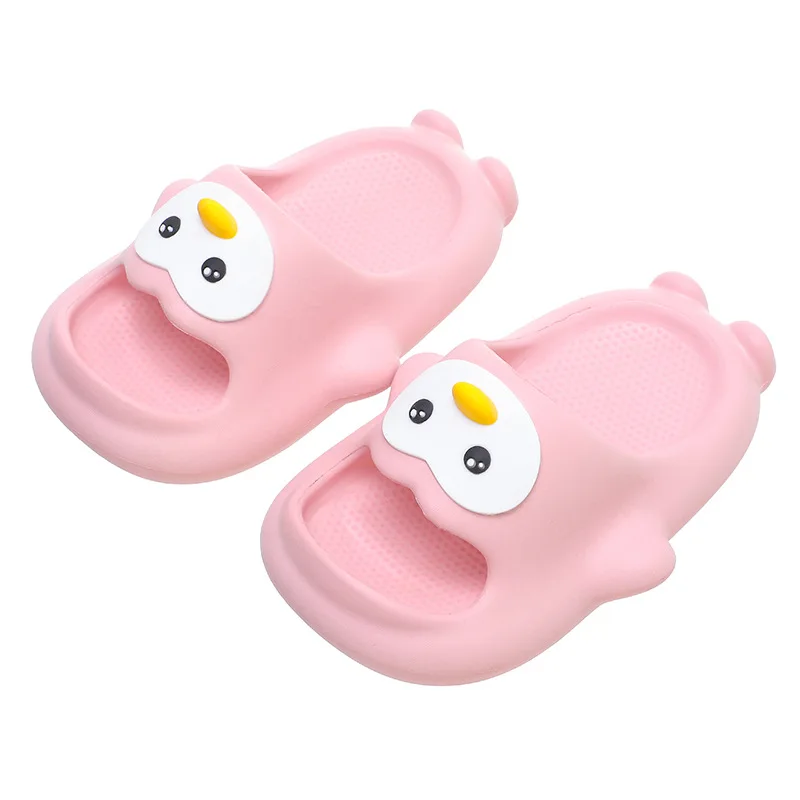 Penguin Children's Slippers Ultra Light Non Slip Odorproof Soft Soles For Indoor Use Boys Girls Babies Wear Sandals For Summer