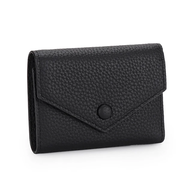 High-end Quality Leather Wallet Ladies Short Fashion Multi-function Credit  Card Holder Coin Purse Driving License Leather Case - Wallets - AliExpress