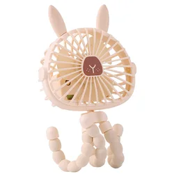Summer New Mini Portable Silent Computer Desktop Dormitory Baby Cart Deformation Bracket Mini Small Fan