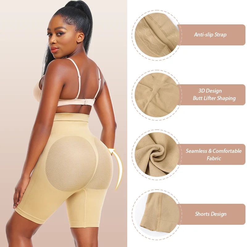 Butt Lifter Control Panties Shapewear Women High Waist Slimming Lingeries Shaper Seamless Tummy Control Hip Enhance Briefs Fajas