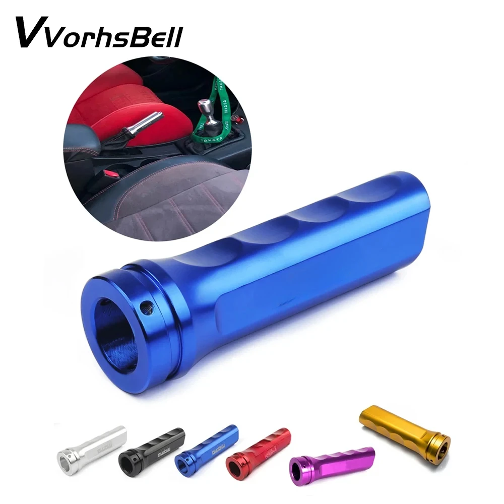 Racing Style Auto Car Aluminium Hand Brake Sleeve Anti-slip Decoration Handbrake Handle Protector Cover Car Accessory