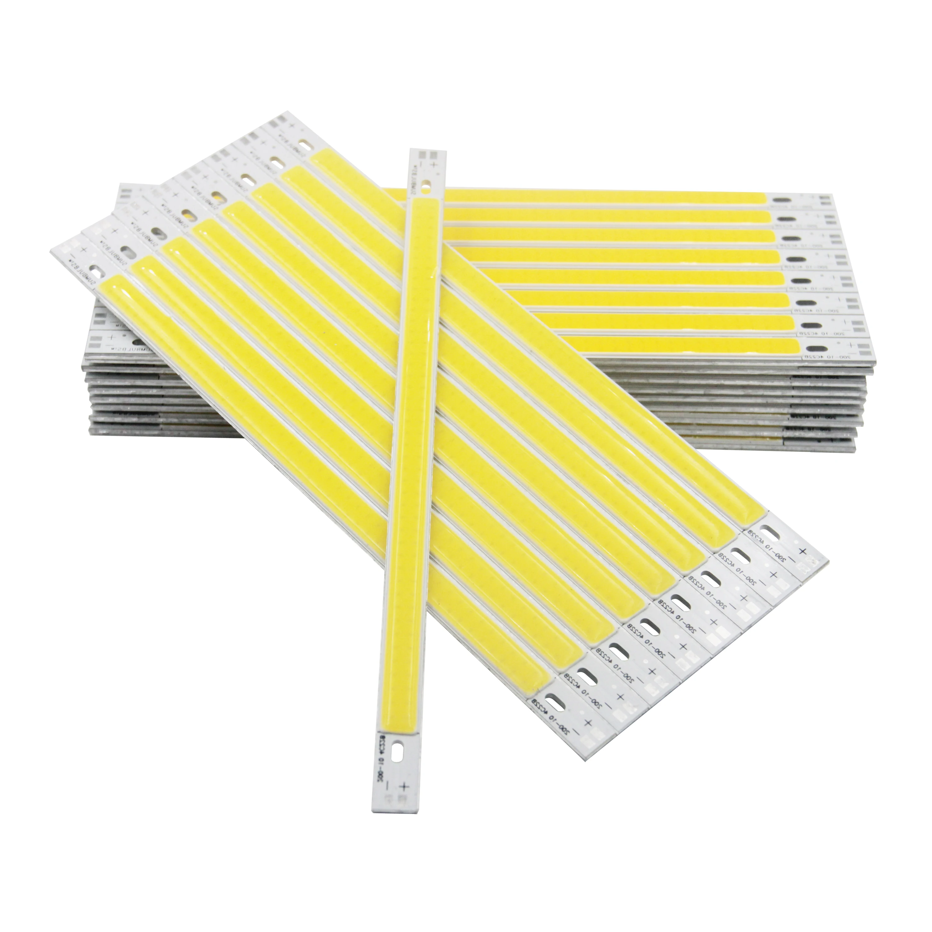 LED 12v Dc Strip Light 200x10mm COB Bulb Blue Green Yellow Red Warm Cool White Christmas Decor Noveltie Diy Room Decor Lamp led strip light