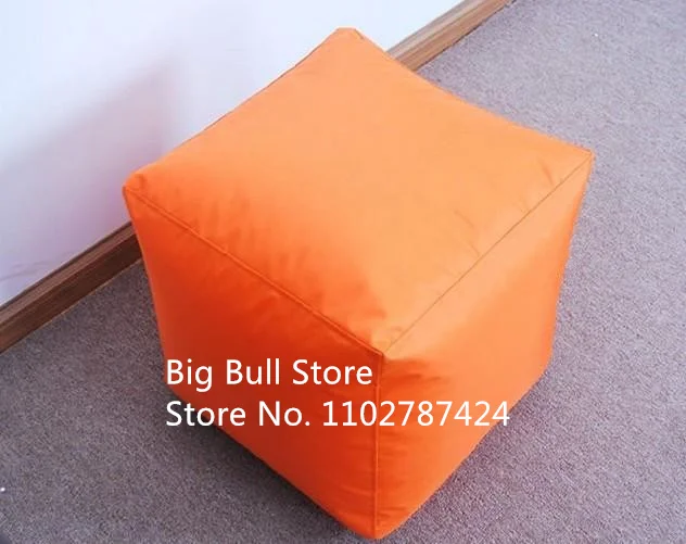 ottoman many colors cube outdoor waterproof bean bag pouf,LAZY-sitting cube beanbag pouf ottoman-tea pot holder