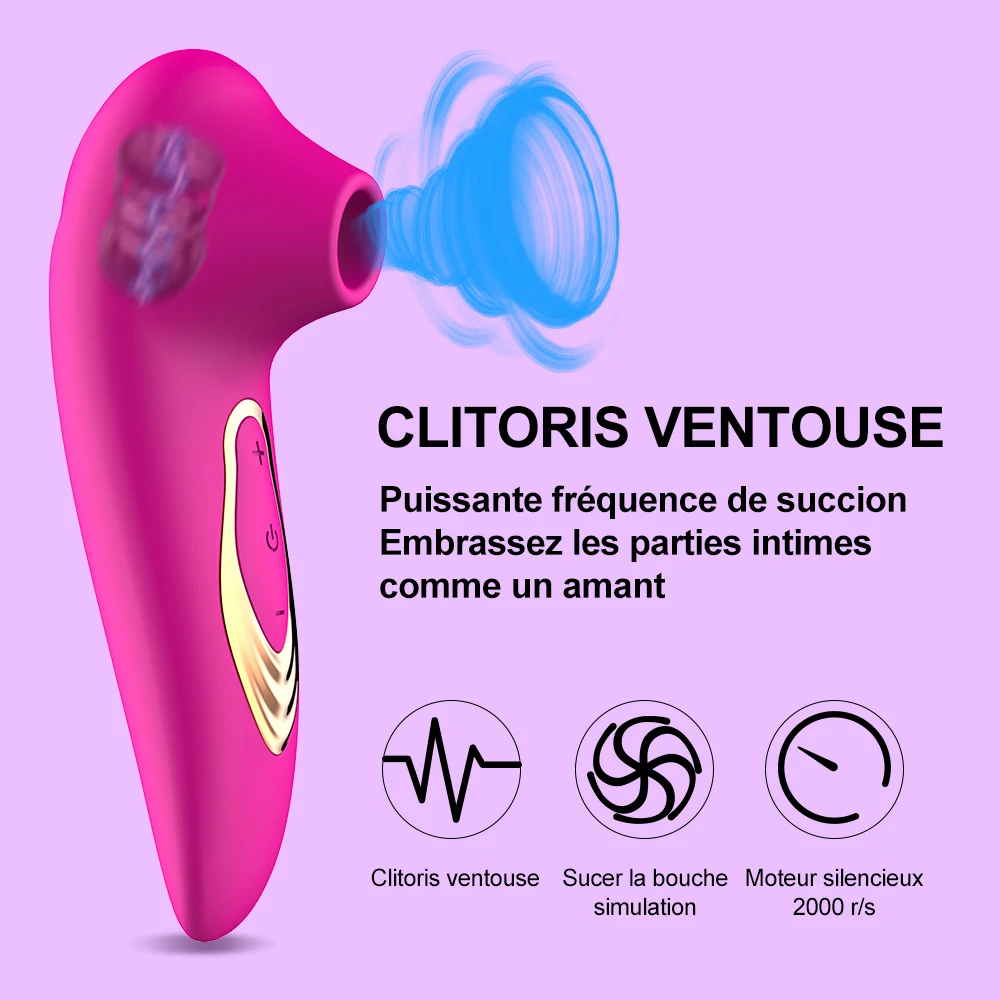 Clitoris Sucker Powerful Sucking Vibrator Female Clit Nipple Oral Vacuum Stimulator Massager Sex Toy Adult Goods for Women, sex toys
