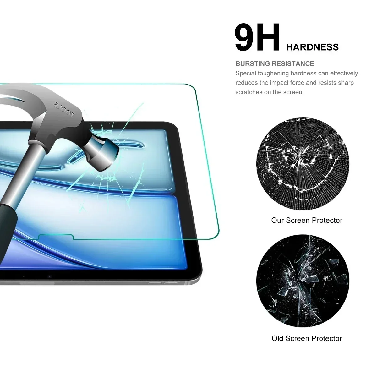 Premium Tempered Glass Screen Protector for iPad - Ultra Clear and Durable Film