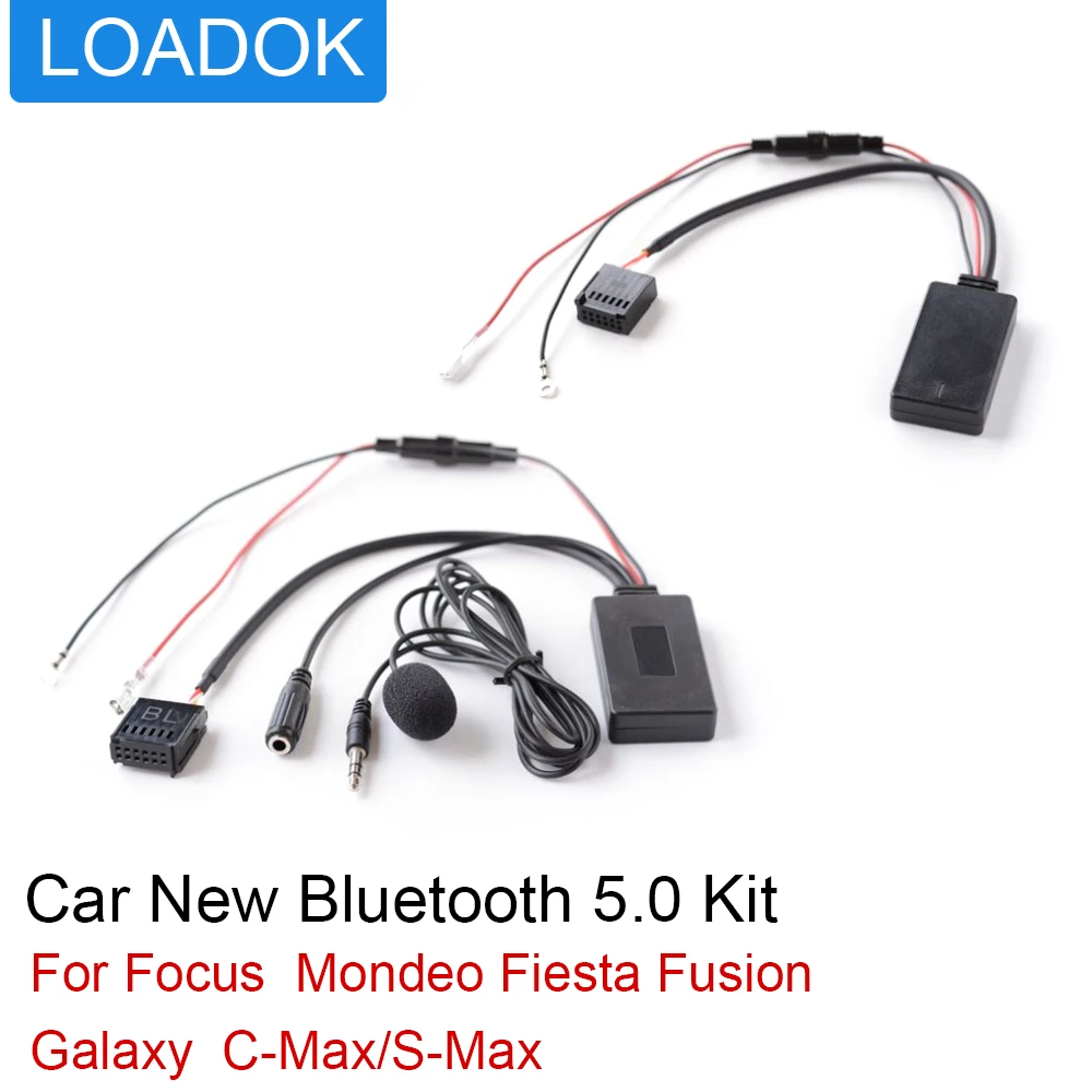 Adaptador bluetooth de 12V para coche Ford Focus,Fiesta,Mondeo, c max
