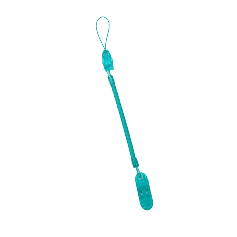 Retractable Elastic Baby Infant Toddler Dummy Pacifier Spring Soother Nipple Clip Chain Holder Strap Baby Chew Toy