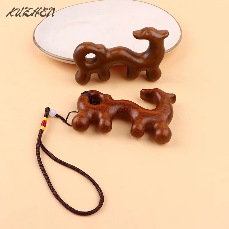 

Массажная Расческа с широкими зубьями, гребень для иглоукалывания без рук из сандалового дерева, золотистого шелка, для ухода за здоровьем