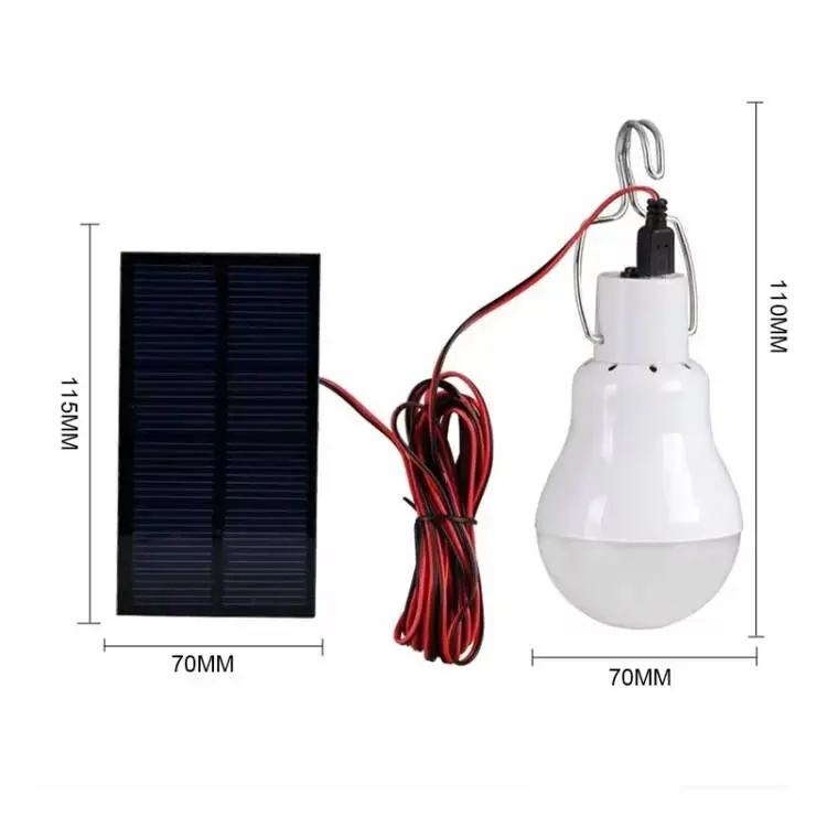 ตัวเลือกสินค้า หลอดไฟโซลาร์ LED ตั้งแคมป์ สวน ประหยัดพลังงาน