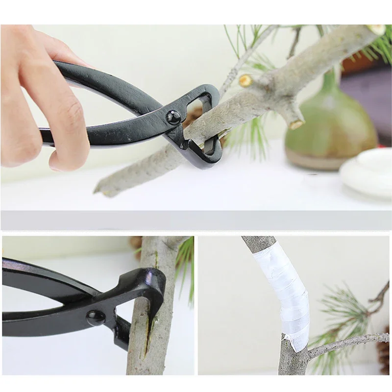 1pcs Professional Bonsai Knob Cutter Concave Edge Cutter Pliers Ball Shear Scissors Landscape Modeling Garden Bonsai Tools