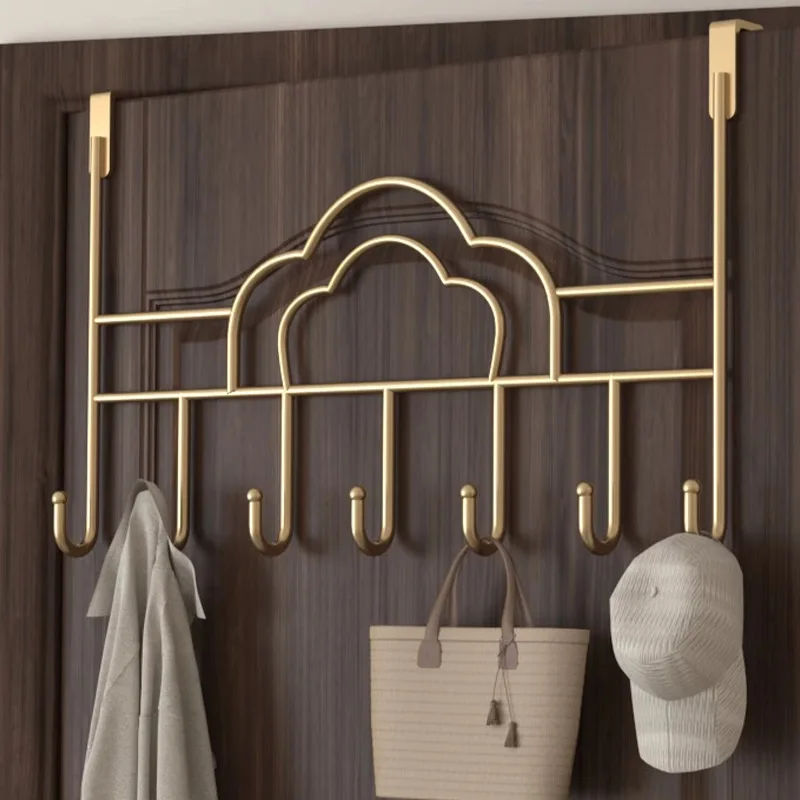 Door Hooks No Punch Needed Extendable Hanging Organizer for Towels