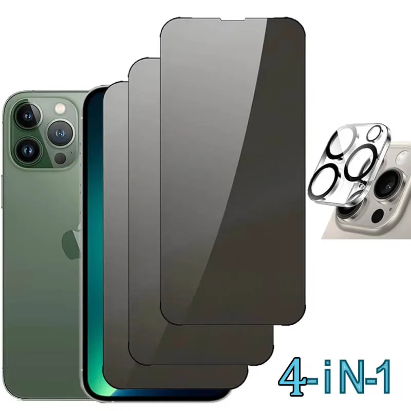 Verre Trempé Anti Espion Pour IPhone 17 Et Protection Caméra