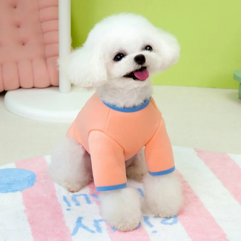가을 강아지 후드티 패션 프린트 강아지 풀오버 따뜻한 강아지 의상 귀여운 고양이 후드티 애완견 스웨트셔츠 프렌치 불독 강아지 옷
