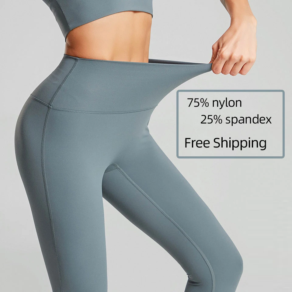 High Waist Naked feeling Leggings Push Up Sport Women Fitness Running Yoga Pants Energy Seamless