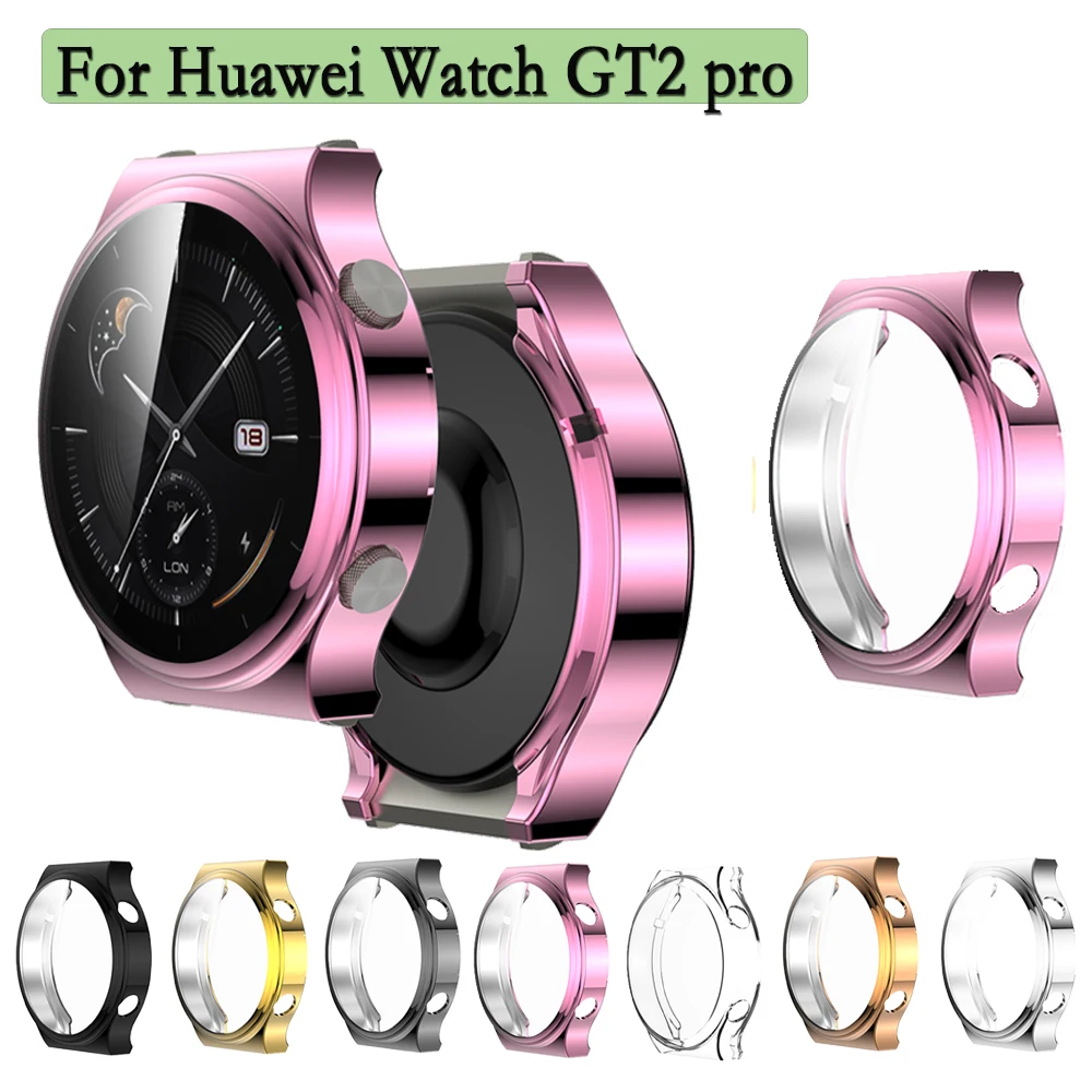 

Watch Case For Huawei Watch GT2 pro Protective Shell Soft and Flexible TPU Cover With Screen Protector