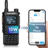 TIDRADIO 2PCS 2nd Gen TD-H8 10W Professional Walkie Talkie Portable Long Range Radio Phone Wireless Programmable Type-C Charge 2