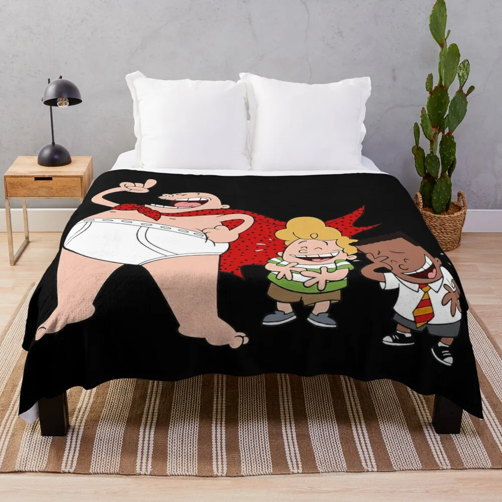 Captain Mutande Cartoon Throw Coperta Cosplay Anime Soft Beds Soft Peluche Plaid Coperte