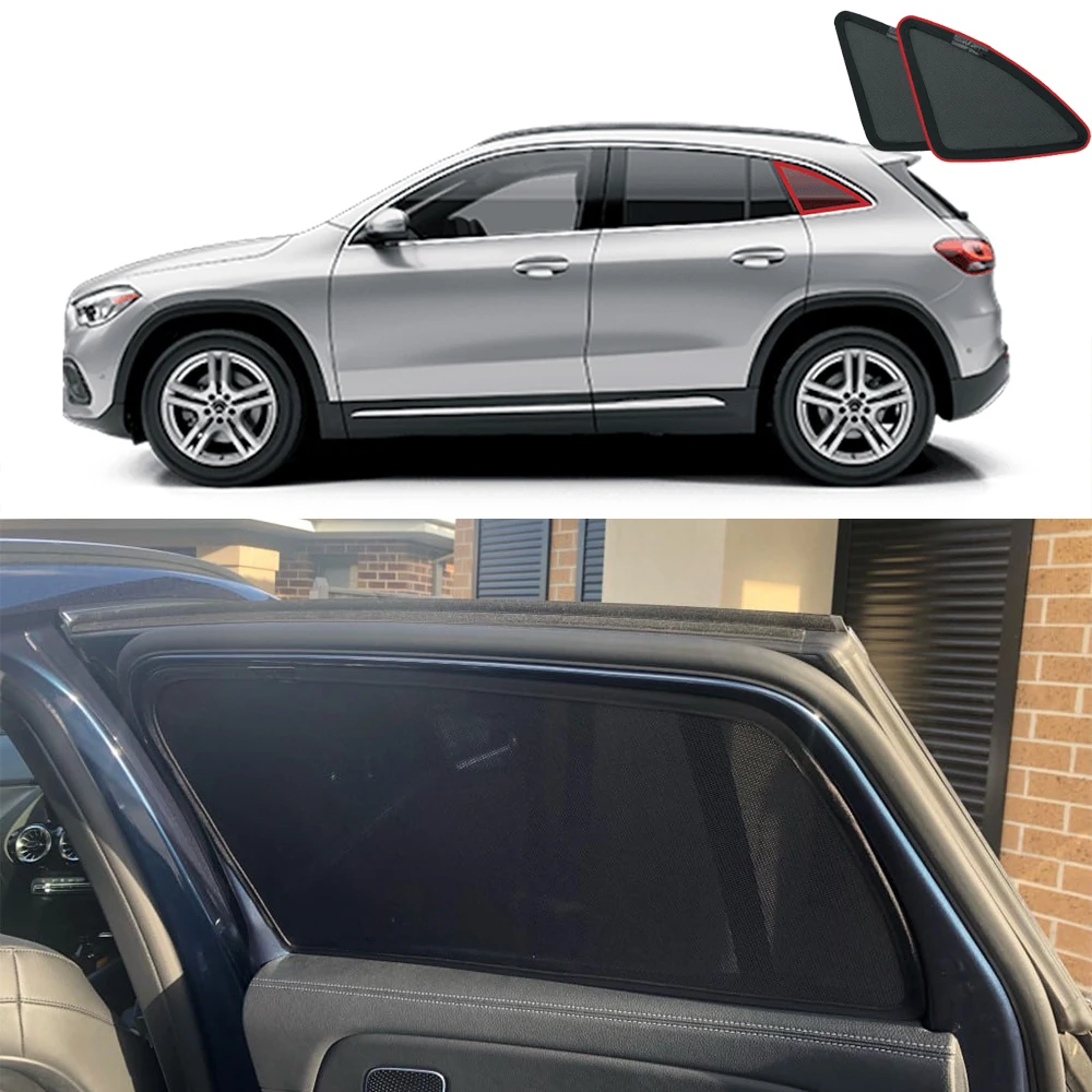 Parasole Auto Per Mercedes Per Benz GLA EQA 2021-2024 Parasole Visiera Scudo Parabrezza Anteriore Tenda Posteriore Finestrini Laterali Auto Parasole (Color : Front Windshield1