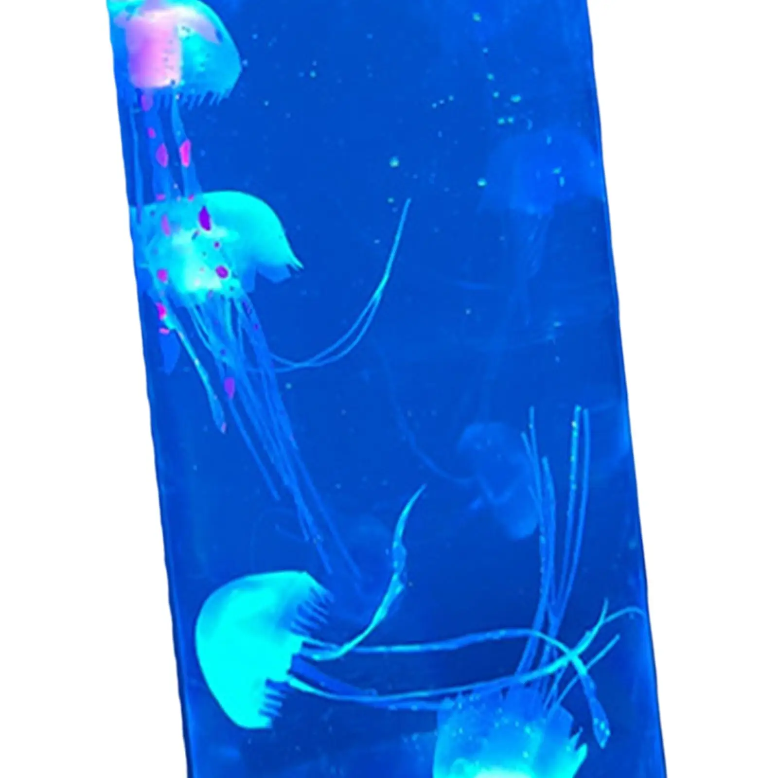 Jellyfish Lamp with 4 Jellyfish Atmosphere Lamp for Dormitories Bedroom Bar