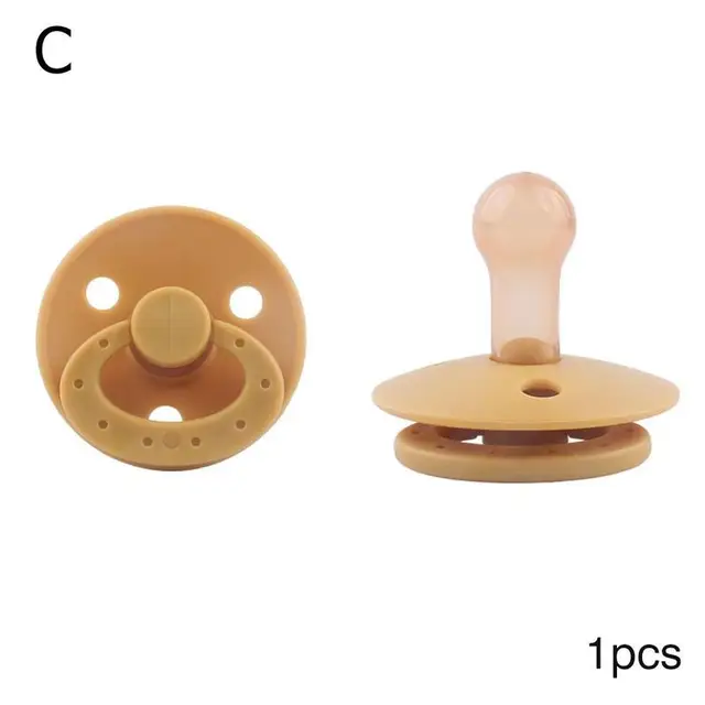 2022 New Baby Pacifiers Food Grade Silicone Sleep Type Bibs Pacifier