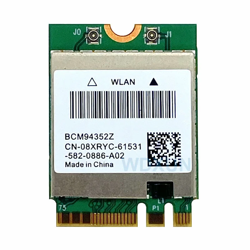 BCM94352Z 델 DW1560 6XRYC 802.11 AC 867Mbps M2 와이파이 카드 블루투스 4.0 WIFI WLAN 카드 NGFF BCM94352Z 도시바 에이서 아수스용