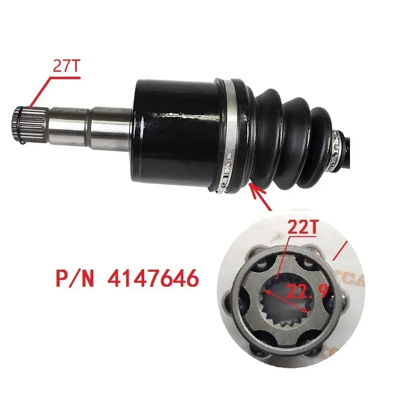 CV PLUNGING JOINT DOJ KITS FOR POLARIS RANGER 570 400 500 ALL MODEL UTV PARTS