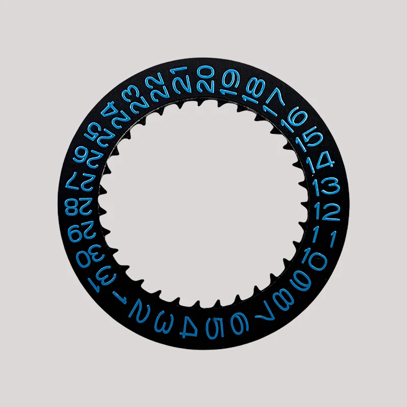Automatic Mechanical Day Date Dial Wheel - Red, Blue, Black 세트