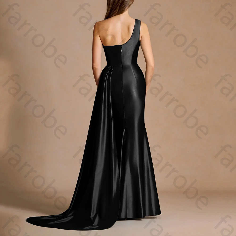 Sexy One-shoulder Sleeveless Evening Dresses Elegant Backless Celebrity Dress Exquisite High Quality Prom Party Gowns Customized 2