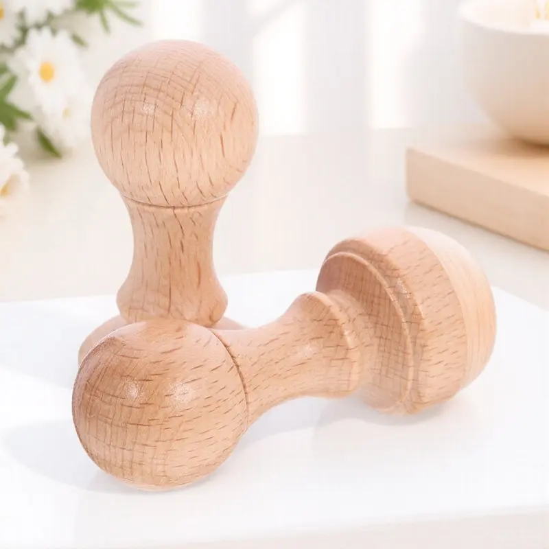 2Pcs 프리미엄 우드 DIY 스탬퍼 블랭크 조각된 인장 어린이 성인 공예 프로젝트 일기 플래너 스크랩북 선물 태그 스탬핑 용품