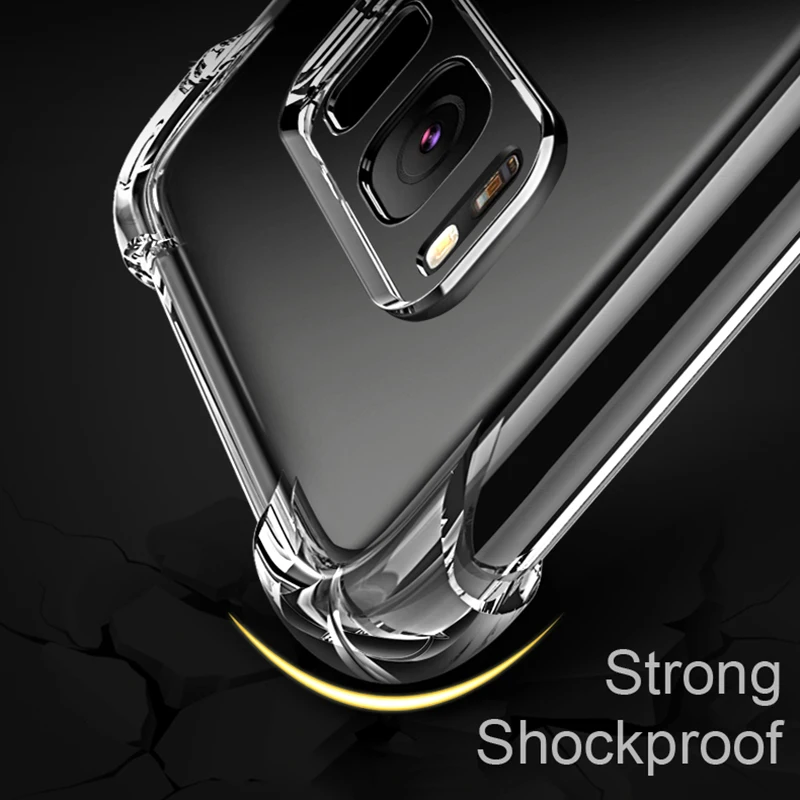 Shockproof Transparent Soft Clear Phone Case