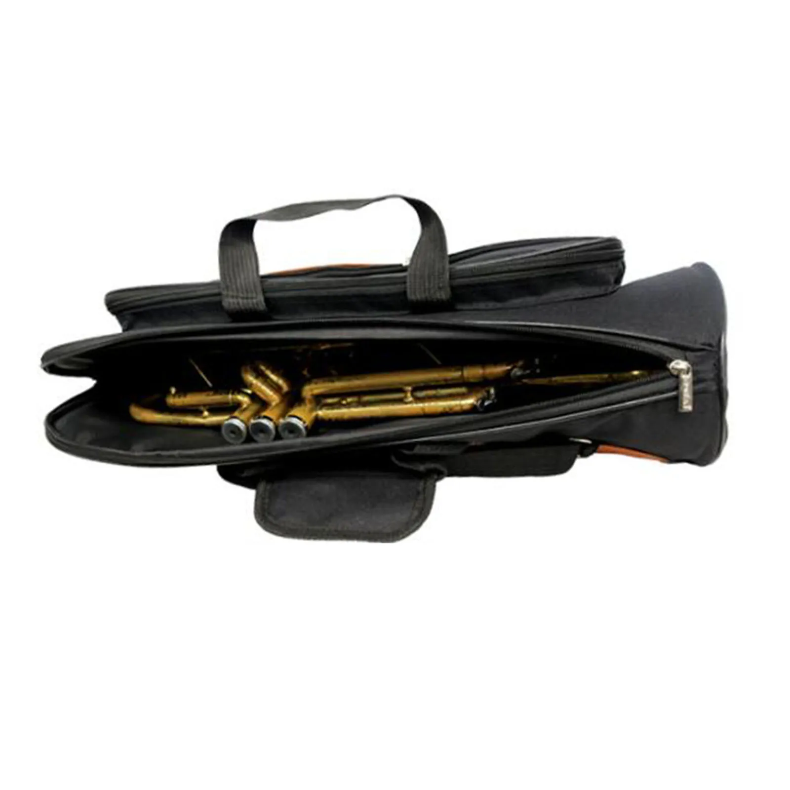 Trumpet Gig Bag Case Carry Handle Beginners Gift Water Resistant Adjustable Shoudler Strap Carrying Case Music Instrument Bag