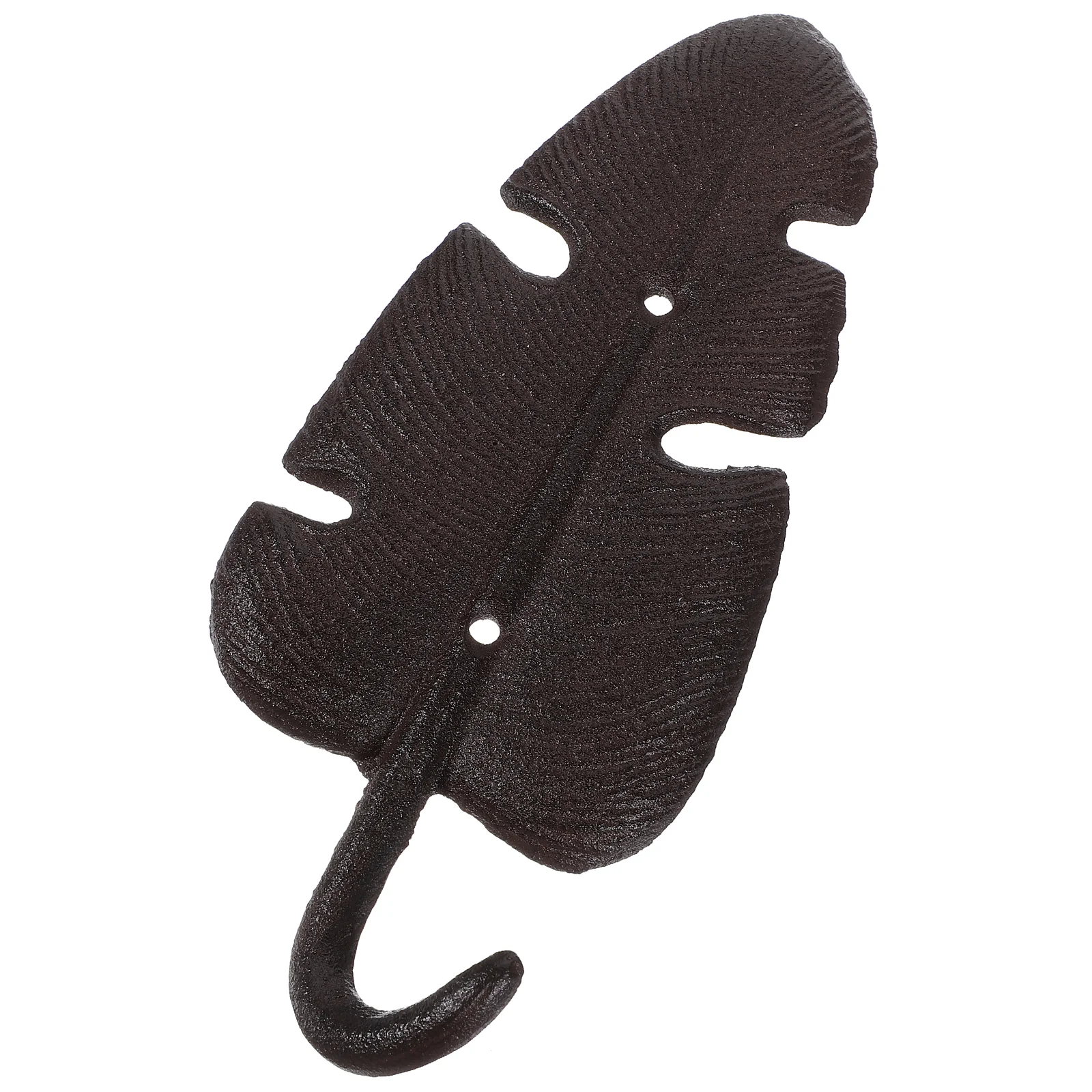 

Plume Shaped Cast Iron Wall Hook Wall Hanger Cast Iron Wall Hanging Hook for Home Office