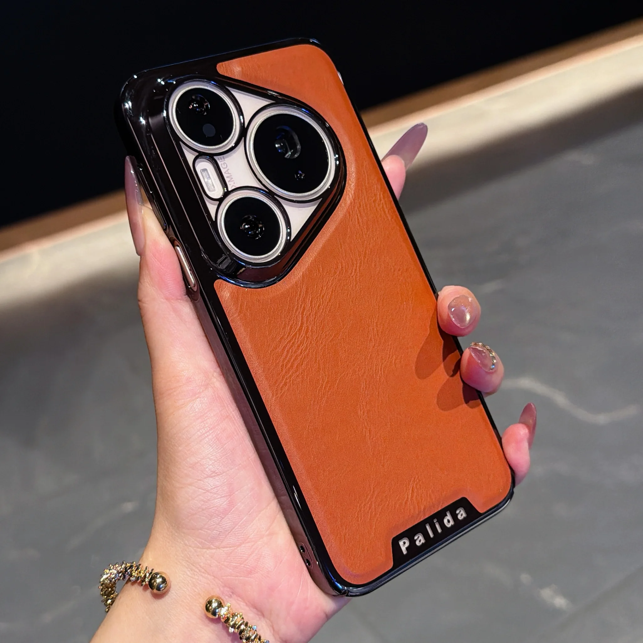 Luxury Skin-Friendly Leather Ultra-Slim PC Frame Case Cover