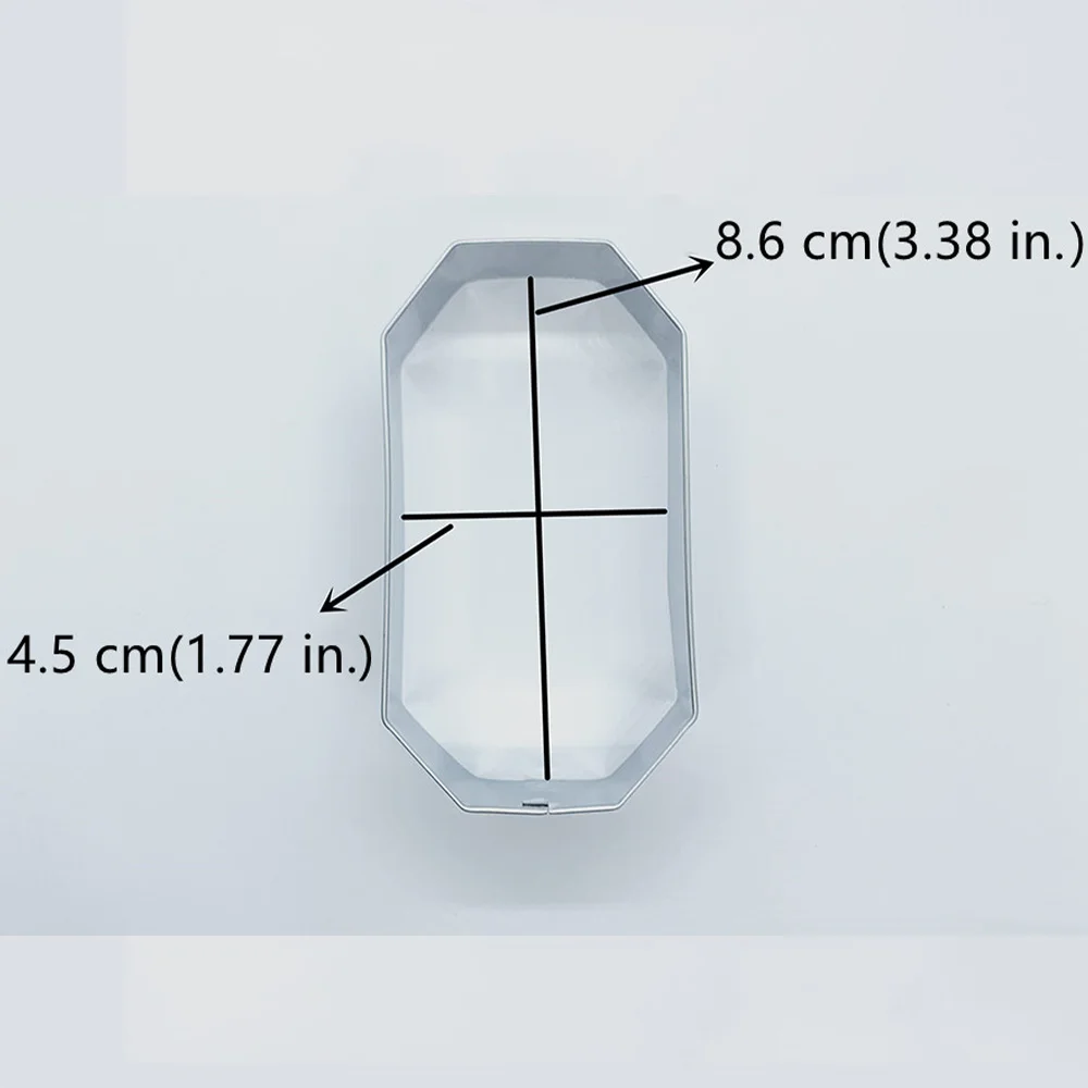 KENIAO Number 0 Cookie Cutter-4.5 x 8.6 CM-Kids Biscuit Fondant Pastry Bread Sandwich Mold Stainless Steel
