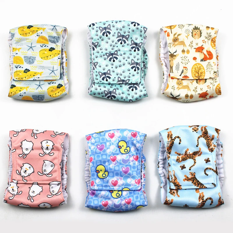 Washable Male Dog Physiological Pants Reusable Sanitary Underwear Belly Wrap Band Cotton Diaper For Large Small Medium Dog dog diapers pet diapers dog nappies