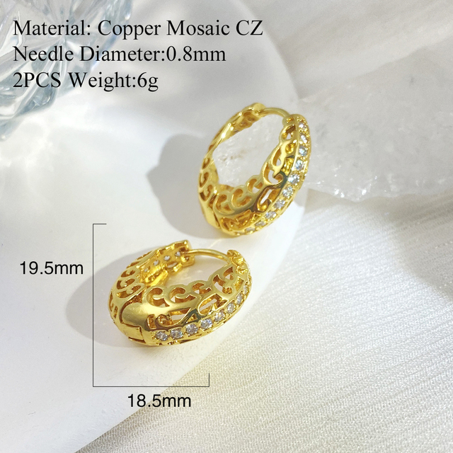 Gold Round Dangle Earrings Piercing Ear Rings Trendy Korean Earrings Fashion Korean Gift Jewelry Long Hanging Earrings