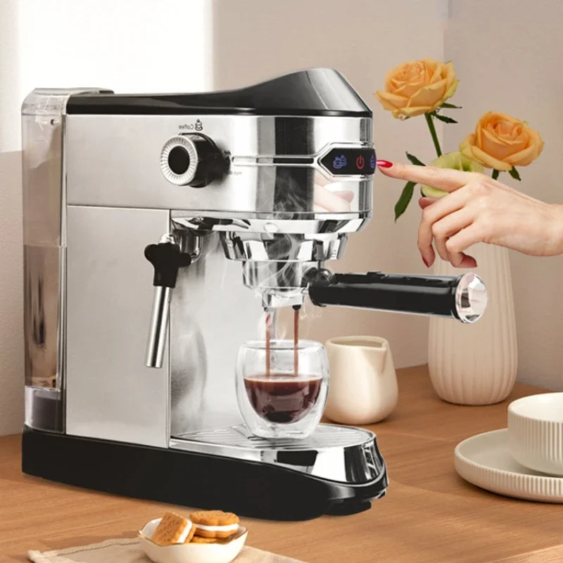 Small Home Espresso Machine Semi-automatic Espresso Machine Multi-function Steam Milk Frothing Wand Portable Coffee Maker 6