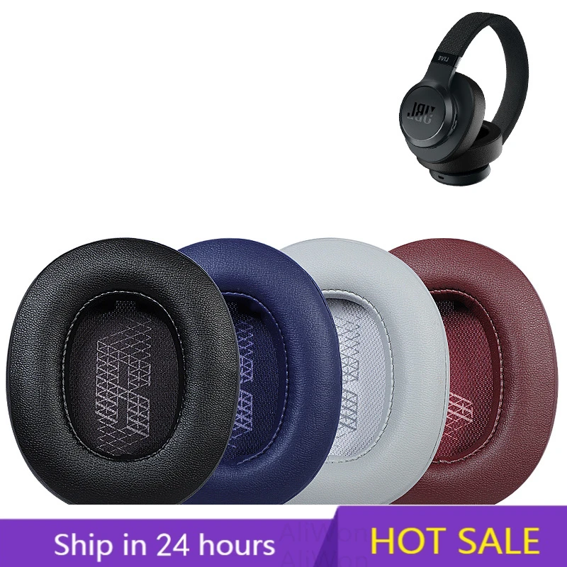 For JBL Live 500 BT Earpads Ear Cushion Replacement Protein Leather Memory Foam Ear Pads Compatible with JBL Live 500BT Wireless