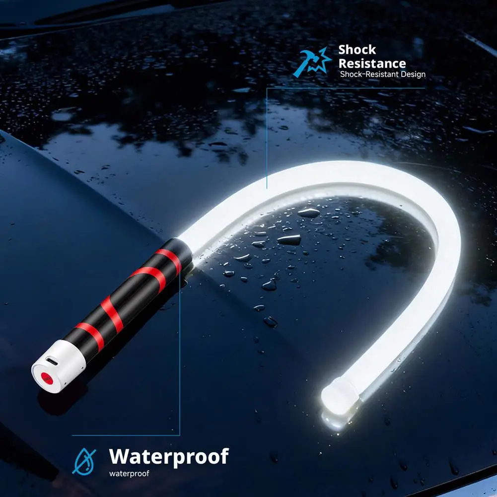 73cm Bendable LED Strip Light Portable Rechargeable Work Flashlight High Lumen For Car Repair And Equipment Inspection