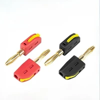 32A 4mm Solderless Banana Plug 4mm Quick Wire Connect Gold-plated Copper Banana Connectors Plugs Audio Copper Speakers Amplifier - Image 2