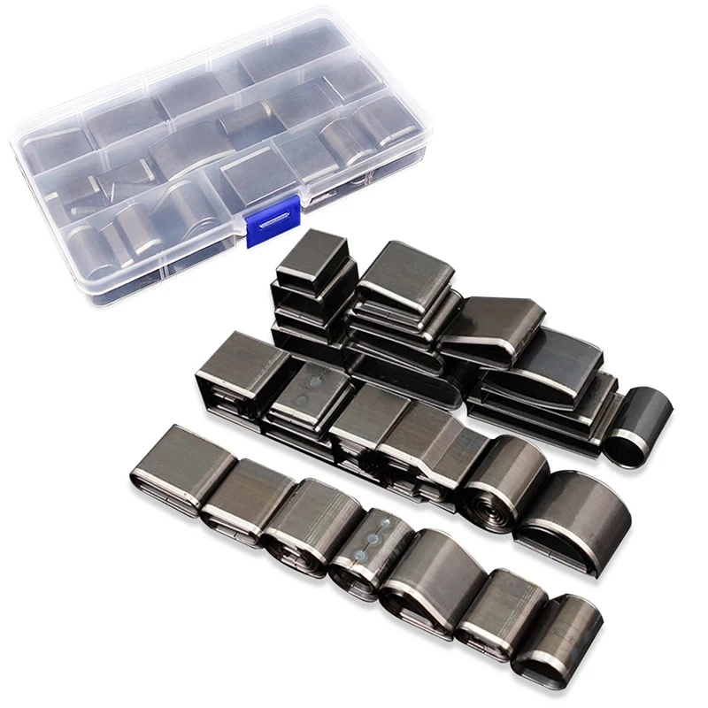 Shaped Style One Hole Hollow Punch Cutter Set 18/24/39/52/55Pcs Punching Tool Leather Belt Phone Holster Leather Craft DIY leather craft tool kit leather craft tool leather punches leather craft tools leather tools